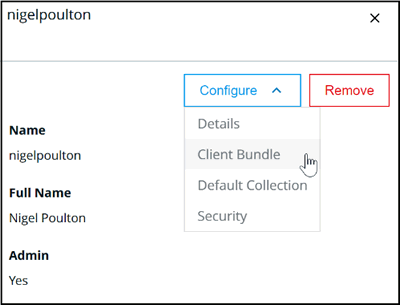 选择Client Bundle