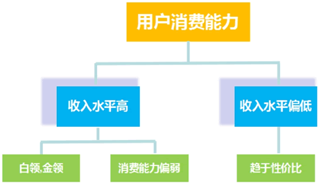 目标客户群体消费能力定位