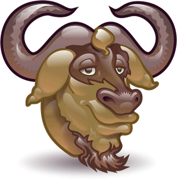 GNU计划的logo:非洲牛羚