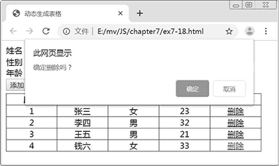 确认删除